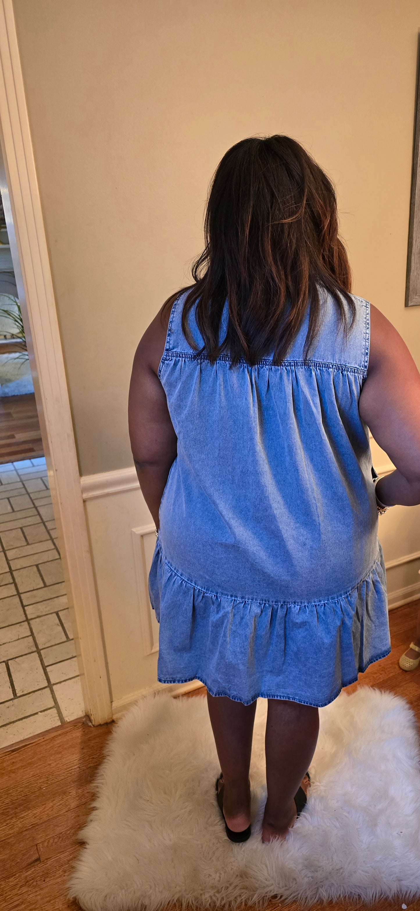 Knot Your Average Denim Dress