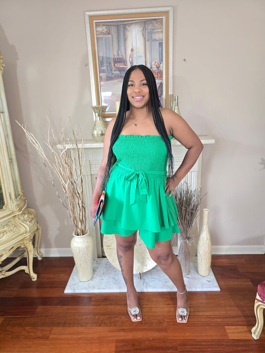 Energy Smocked Romper (plus size)