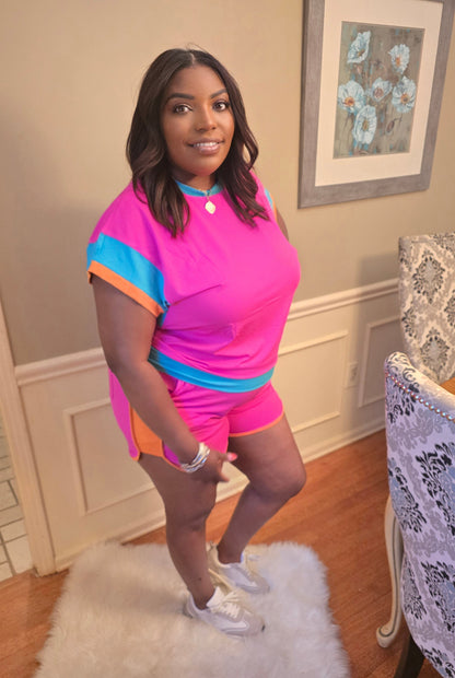 Color Me Bold Short Set
